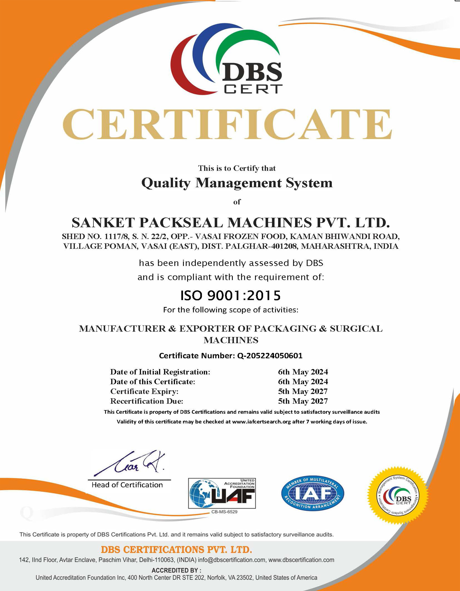 Sanket Packseal